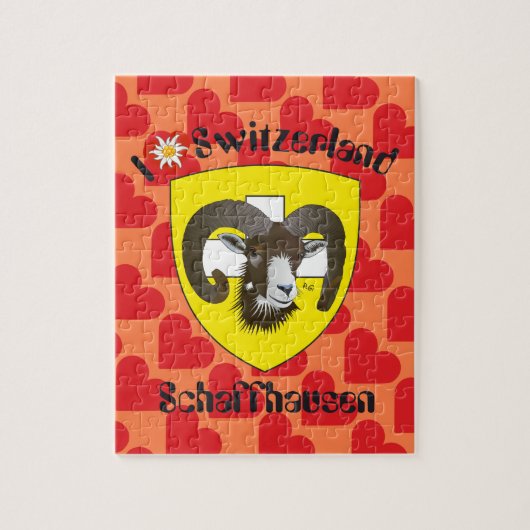 シャフハウゼンシュウィズスースヴィツェラパズル ジグソーパズル (縦)