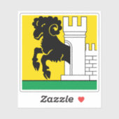 シャフハウゼン国旗 シール (シート)