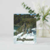 シャフハウゼン風光明媚なライン秋スのスイス ポストカード (スタンド正面)