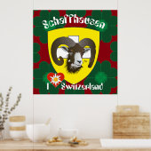 シャフハウゼン – シュウィズ – スイス – Svizzera Poster ポスター (キッチン)