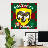 シャフハウゼン – シュウィズ – スイス – Svizzera Poster ポスター (ホームオフィス)