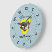 シャフハウゼン – シュウィズ – スイス – Svizzera Uhr ラージ壁時計 (傾斜)