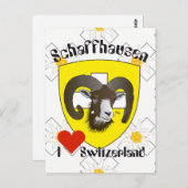 シャフハウゼン・シュワイツ・ポストカルテ ポストカード (正面/裏面)