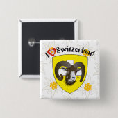 シャフハウゼン – Schweiz - Suisse - Svizzera Buttons 缶バッジ (正面&裏面)