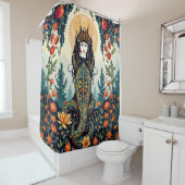 シャフマラン神話シャワーカーテン – 神秘的 シャワーカーテン (インサイチュ)