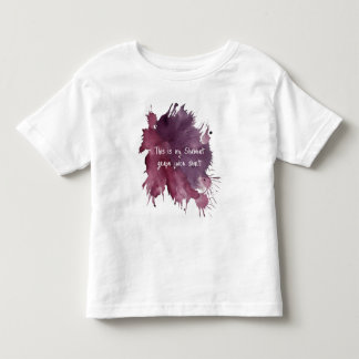 シャブおもしろいバットグレープジュースTシャツ トドラーTシャツ