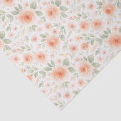 シャブエレガントフランスのビーなシックなフローラアートパターン 薄葉紙 (詳細)
