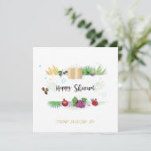 シャブオットおめでとう　ユダヤの祝日　七種の祝福 カード (スタンド正面)