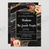 シャブオート シャブース 五旬祭 招待状 (正面/裏面)