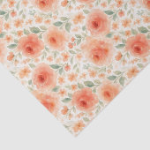 シャブスタイリッシュフランスのビーなシックなフローラアートパターン 薄葉紙 (詳細)