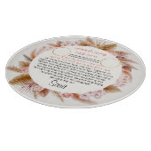 シャブバットキャンドルホルダーパンパデザイン切削盤 カッティングボード (角)