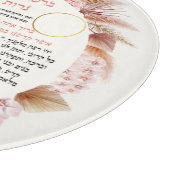 シャブバットキャンドルホルダーパンパデザイン切削盤 カッティングボード (角)