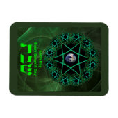 シャブバット – 地球の日 マグネット (横)