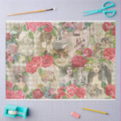 シャブビクトリアンビーシックシリーズデザイン4 薄葉紙 (クラフト)