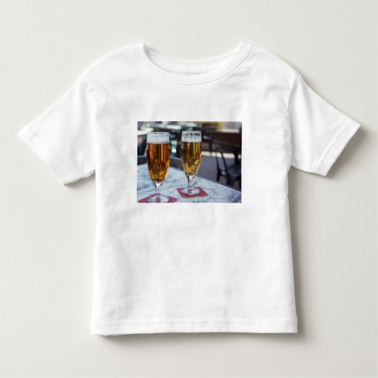 シャブリス暑クールい夏の42度のビール トドラーTシャツ (正面)
