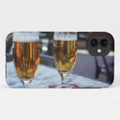 シャブリ; 気温42度の暑い夏の日、涼しいビール2本 Case-Mate iPhoneケース (裏面(横))