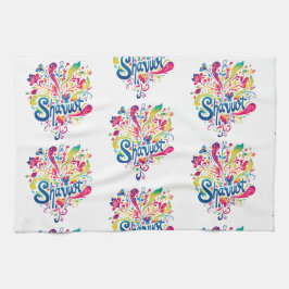 シャブーカラフルトお祝い キッチンタオル