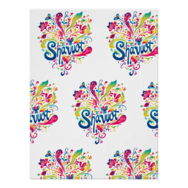 シャブーカラフルトお祝い ポスター