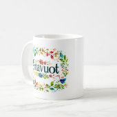 シャブーカラフルト – シャブーフェスティバルお祝い コーヒーマグカップ (正面左)