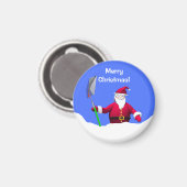 シャベル付きメリークリスマスサンタ マグネット (正面/裏面)