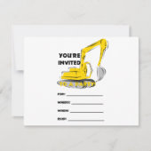 シャベル 招待状 (正面)