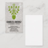 シャベル |花とつる植物 名刺 (正面/裏面)