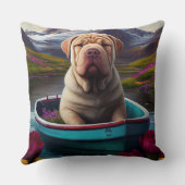 シャペイを漕ぐ：名勝の冒険 クッション (裏面)