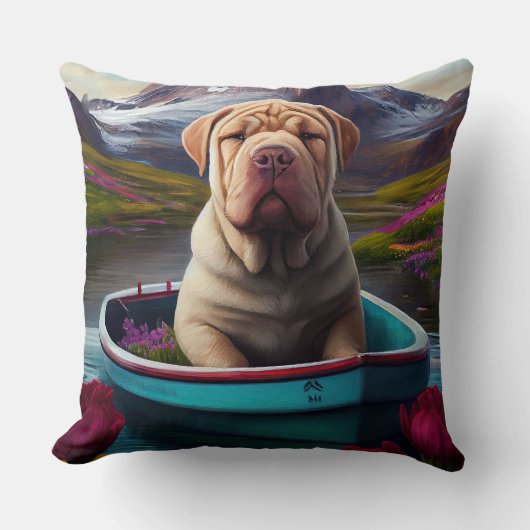 シャペイを漕ぐ：名勝の冒険 クッション (正面)