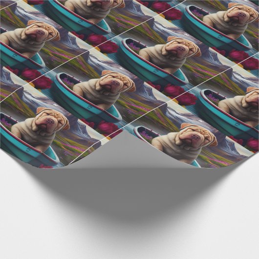 シャペイを漕ぐ：名勝の冒険 ラッピングペーパー (角)