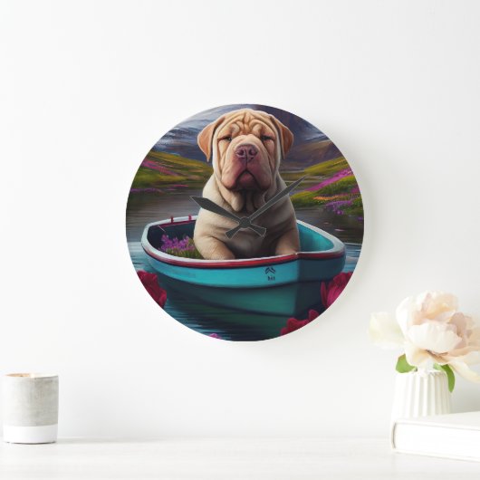 シャペイを漕ぐ：名勝の冒険 ラージ壁時計 (ホーム)