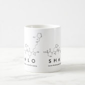 シャホロペプチド名mug コーヒーマグカップ (中央)