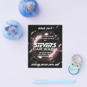 シャボン玉の洗車 チラシ (シングル)