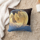 シャボン玉の雪 クッション (ブランケット)