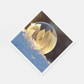 シャボン玉の雪 スタンダードランチョンナプキン (角)