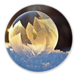 シャボン玉の雪 セラミックノブ