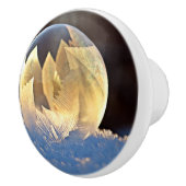 シャボン玉の雪 セラミックノブ (右)