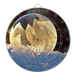 シャボン玉の雪 ダーツボード