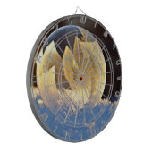 シャボン玉の雪 ダーツボード (正面左)