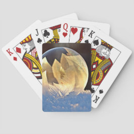 シャボン玉の雪 トランプ