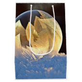 シャボン玉の雪 ミディアムペーパーバッグ (裏面)