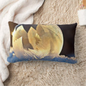 シャボン玉の雪 ランバークッション (ブランケット)