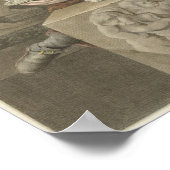 シャボン玉を吹く少年 ポスター (角)