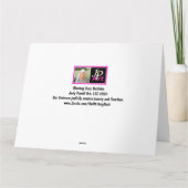 シャボン玉を吹く BIG カード 宇宙の窓 (裏面)