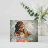 シャボン玉ガール ポストカード (スタンド正面)