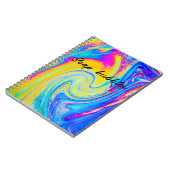 シャボン玉ノート ノートブック (左側)