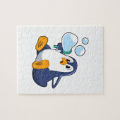 シャボン玉ペンギン.PNG ジグソーパズル (横)