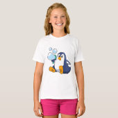 シャボン玉ペンギン.PNG Tシャツ (正面フル)