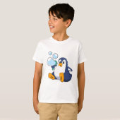 シャボン玉ペンギン.PNG Tシャツ (正面フル)