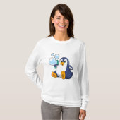 シャボン玉ペンギン.PNG Tシャツ (正面フル)