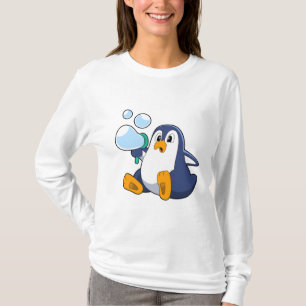シャボン玉ペンギン.PNG Tシャツ